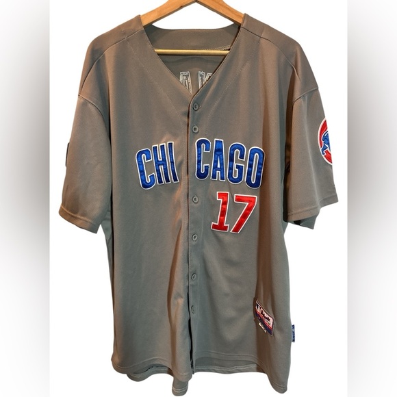 Majestic Authentic Collection Kris Bryant Chicago Cubs Baseball Men Jersey Sz 52 - Picture 1 of 6